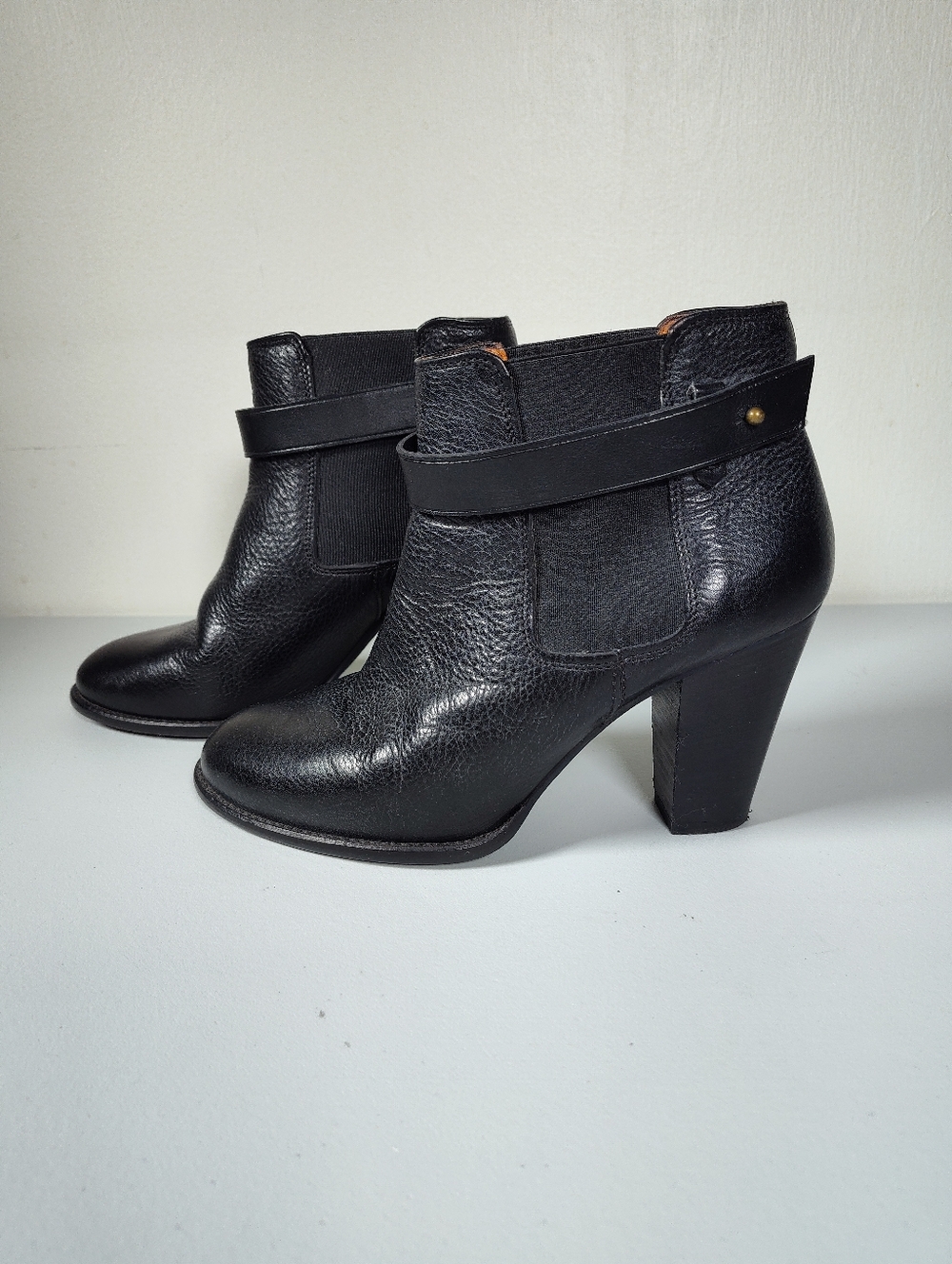 Madewell‎ Lonny black leather cheslea ankle boots 7